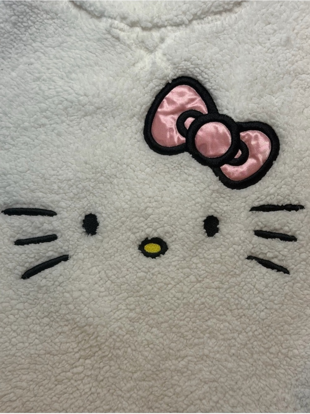 Hello Kitty Sanrio Plush Fleece Pajama Set Women’s XL Pink White Winter PJs - Picture 4 of 10